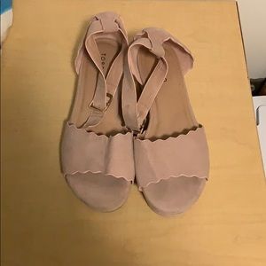 Torrid pink/tan heels